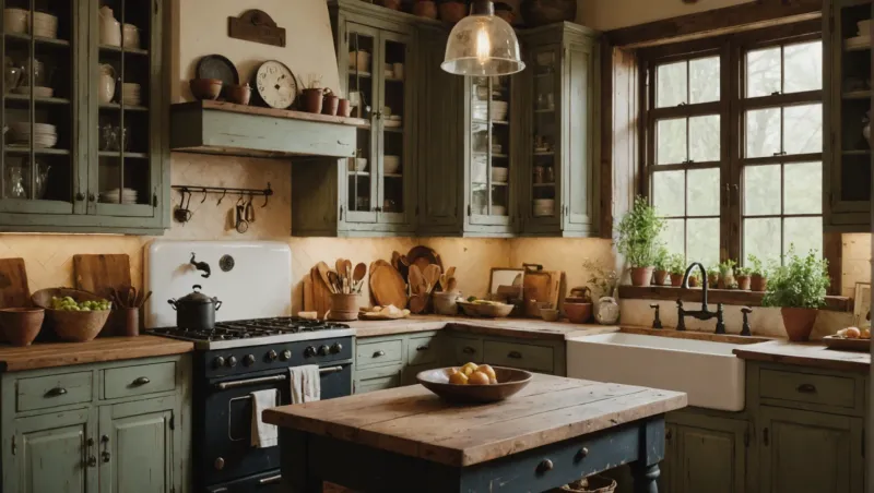 Distressed Cabinetry