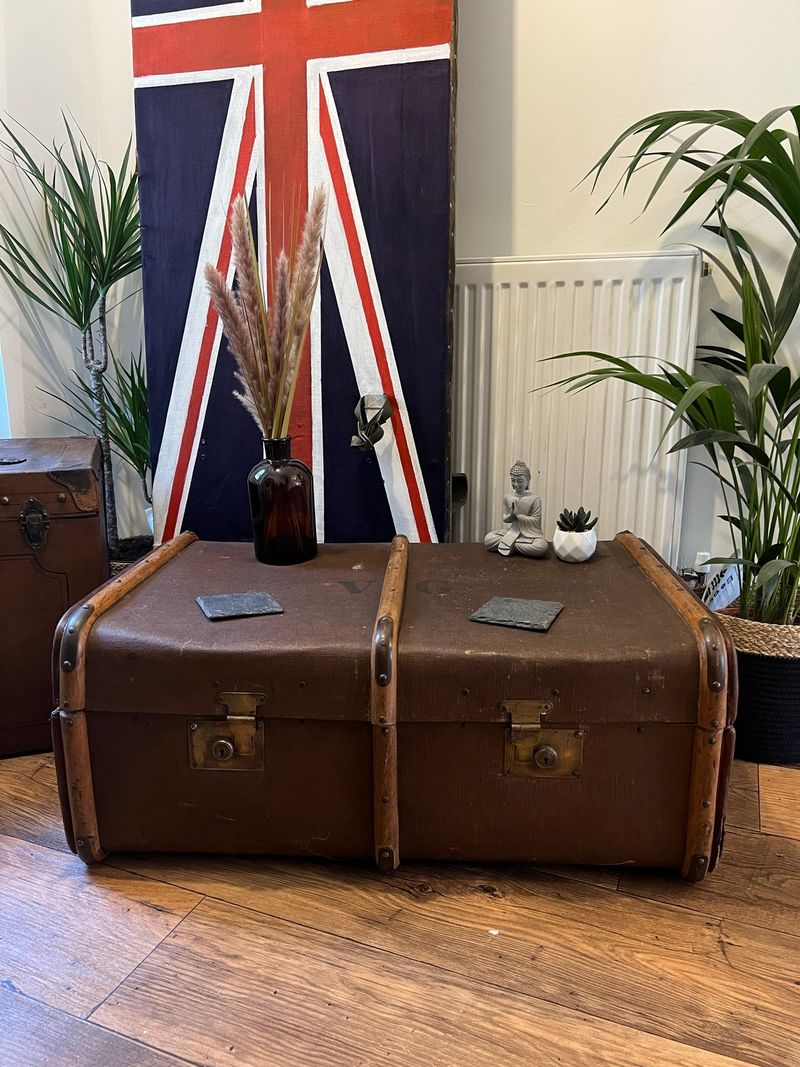 Vintage Suitcases As Coffee Tables