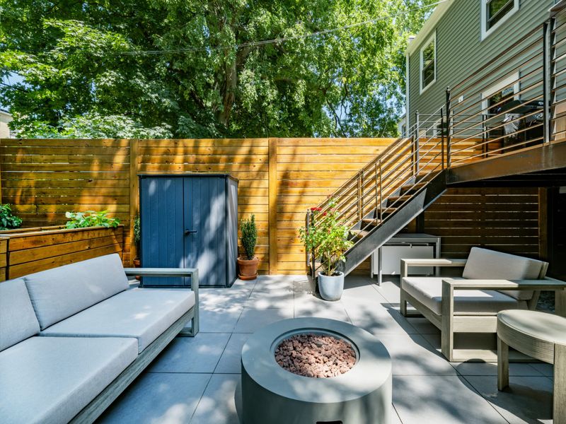 Staged Outdoor Living Areas