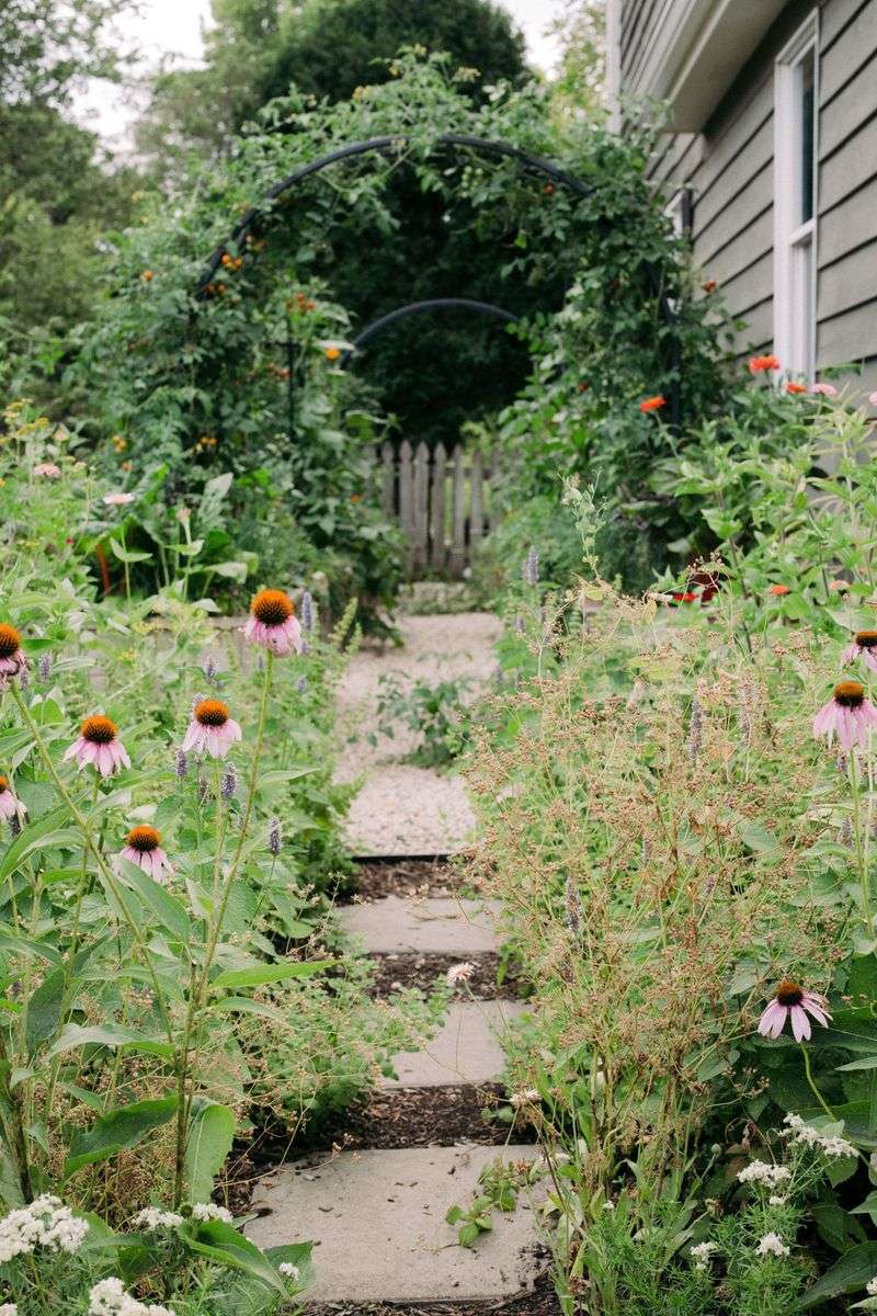 Mulched Pollinator Garden