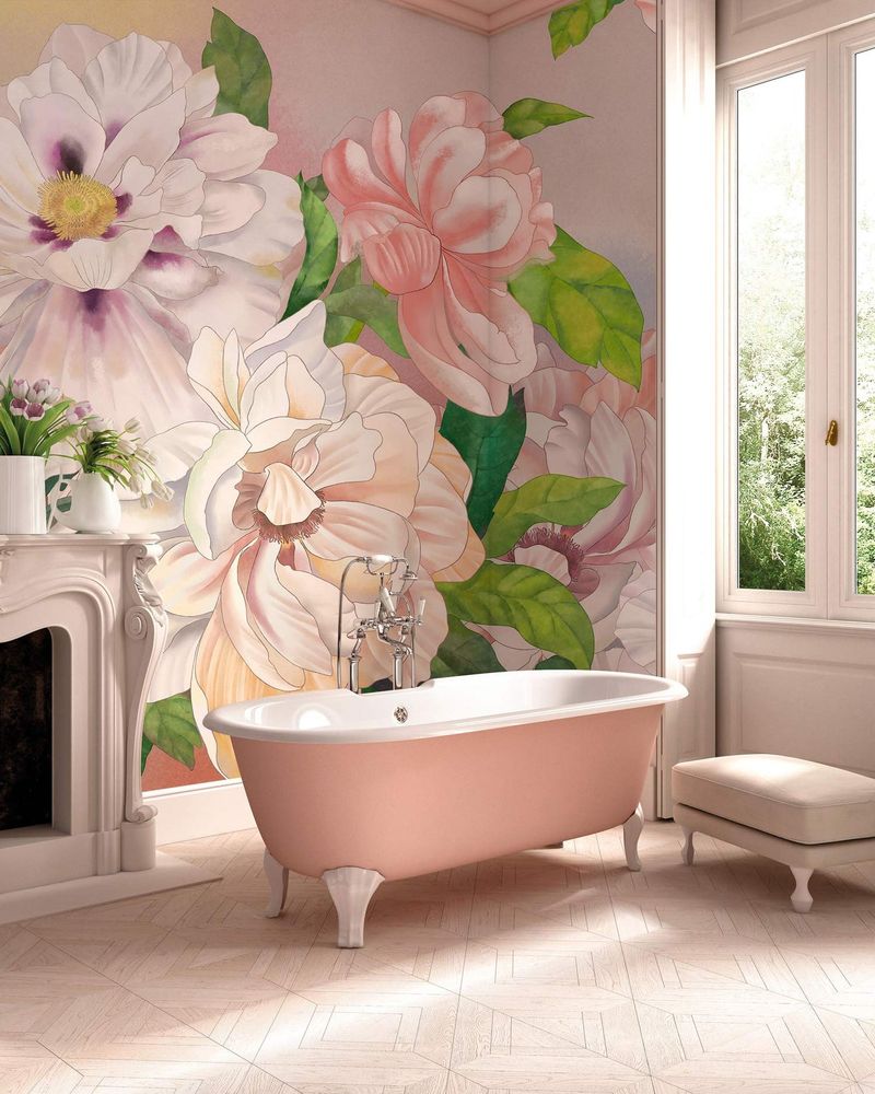 Floral Pink Wallpaper