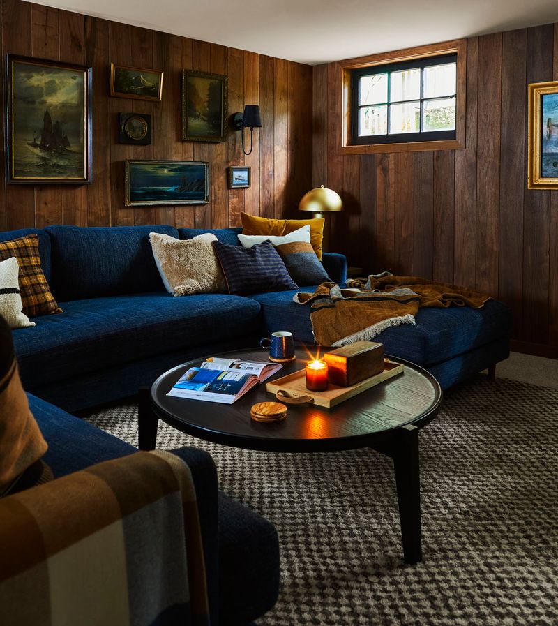 The Wood-Paneled Den