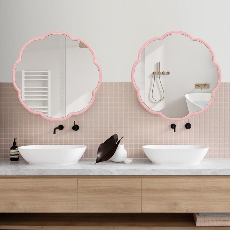 Pink Framed Mirrors
