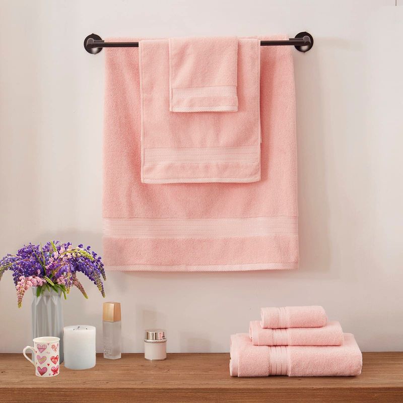 Pink Accent Towels