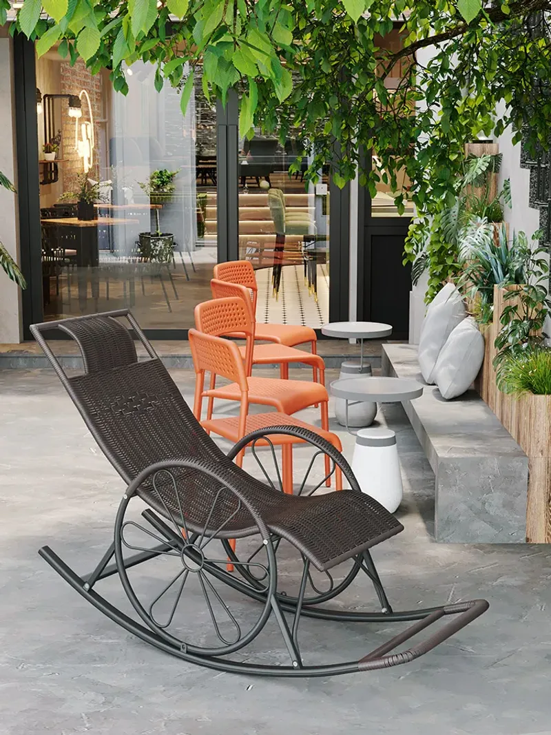 Mismatched Rocking Chairs