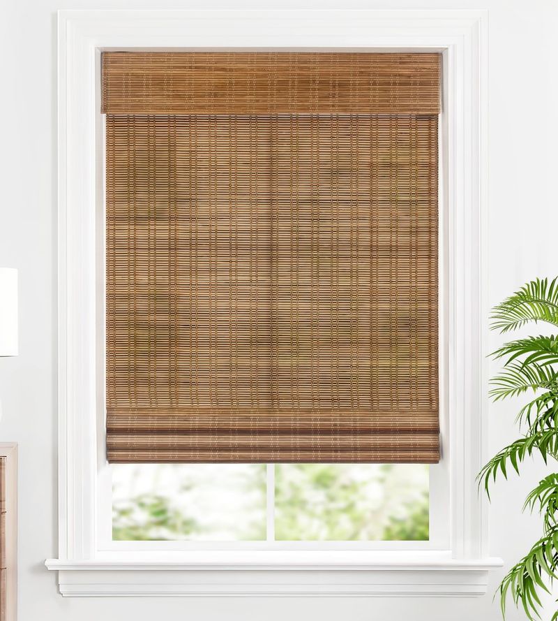Bamboo Roll-Up Shades