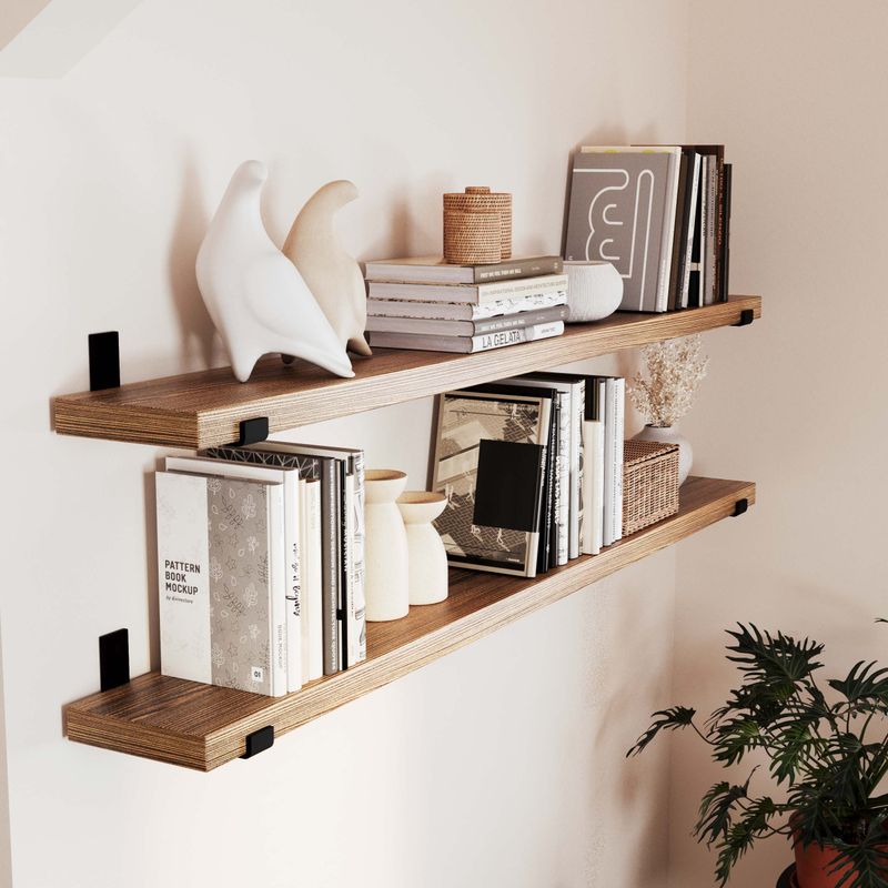 Wall-Mounted Shelves