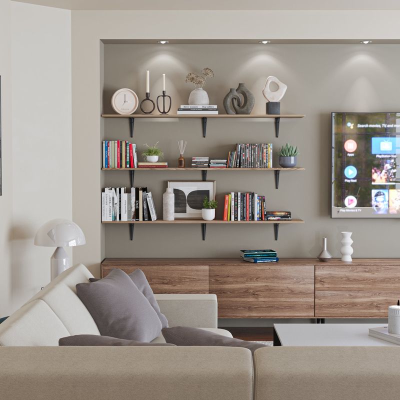 Install Floating Shelves