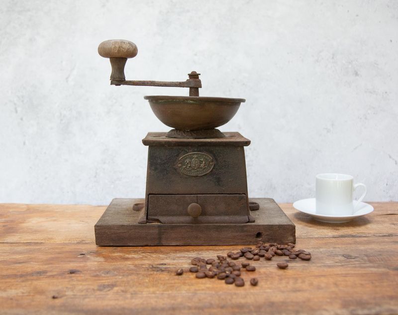 Hand-Crank Coffee Grinder