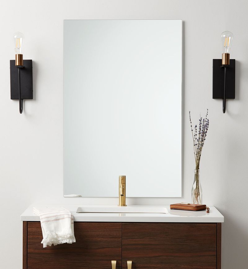 Frameless Mirrors