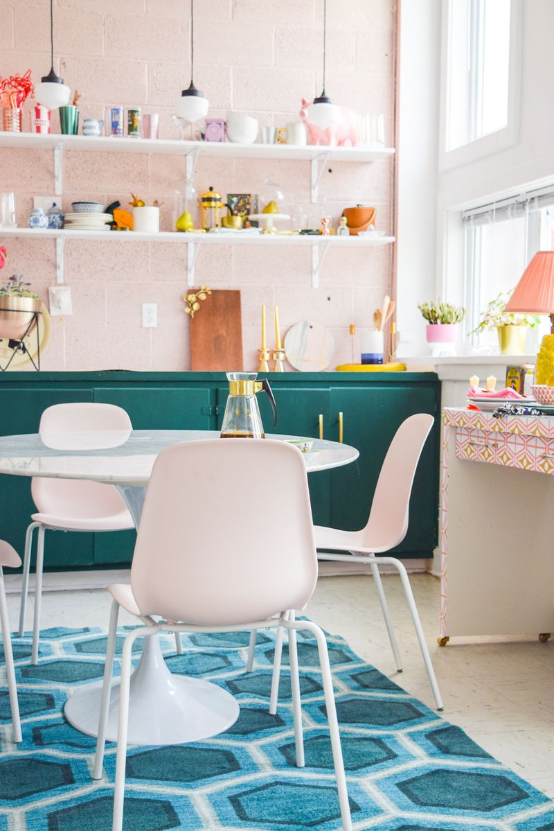 Teal And Marigold Room