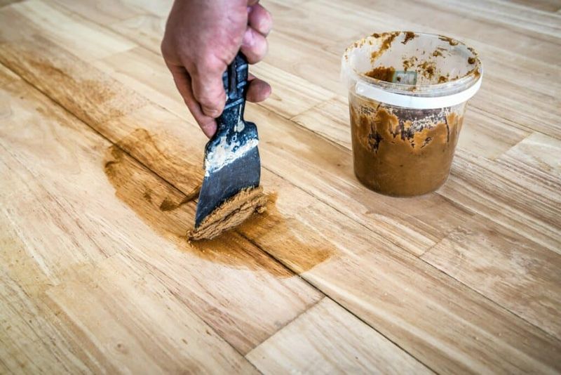 Repairing with Wood Filler