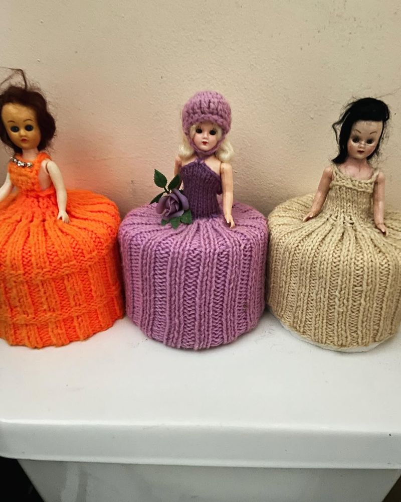 Never Come Back: Crochet Toilet Roll Dolls