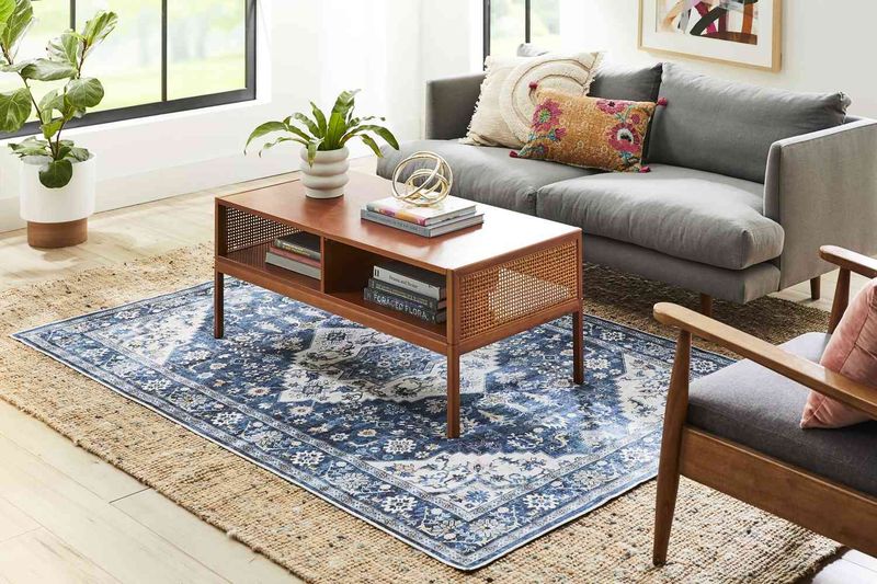 Layering Solution For Small Rugs