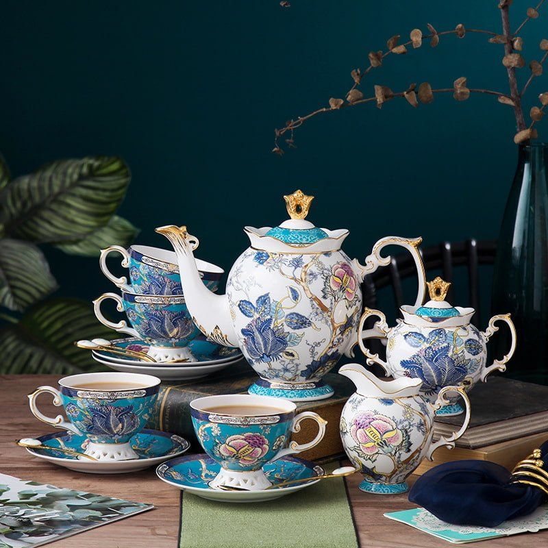 Porcelain Tea Set: The Gathering Ritual