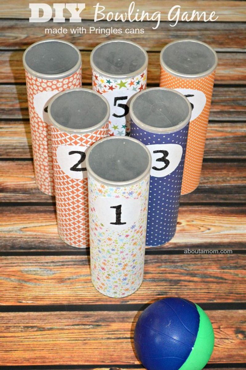 Upcycled Tin Can Bowling