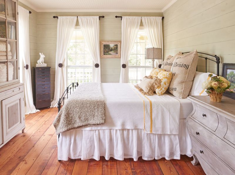 Simple White Furniture with Vintage-Inspired Details