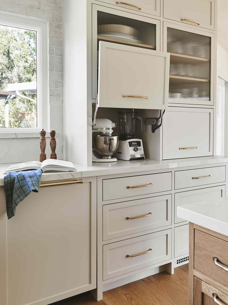 Hidden Appliance Garages