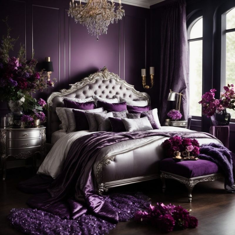 Aubergine Master Bedroom Retreats