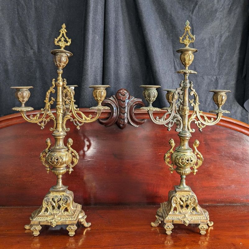 Brass Candelabras