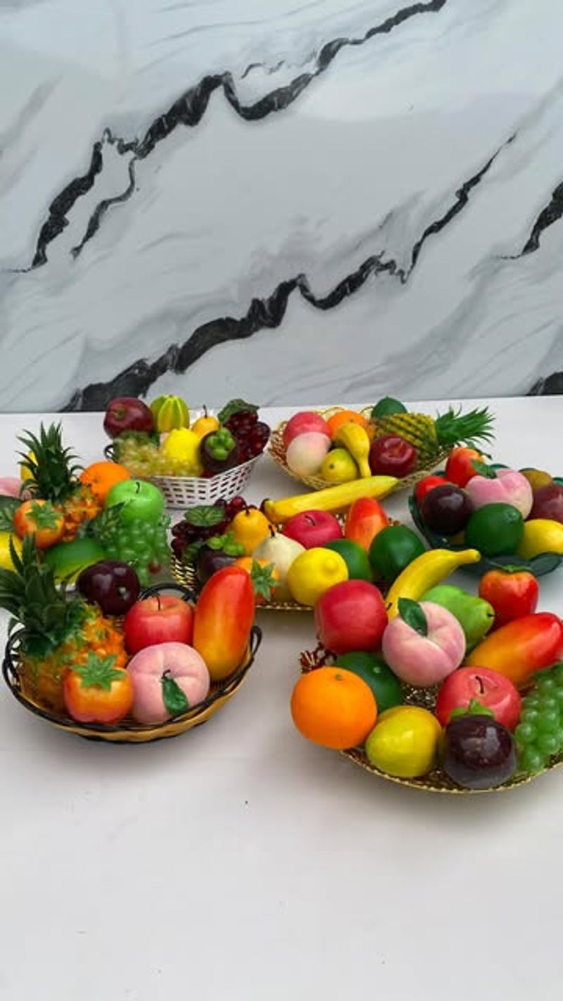 Fake Fruit Decor: The Faux Feast