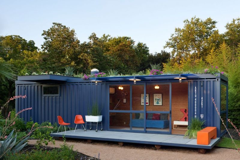 Shipping Container Eco-Home, Texas