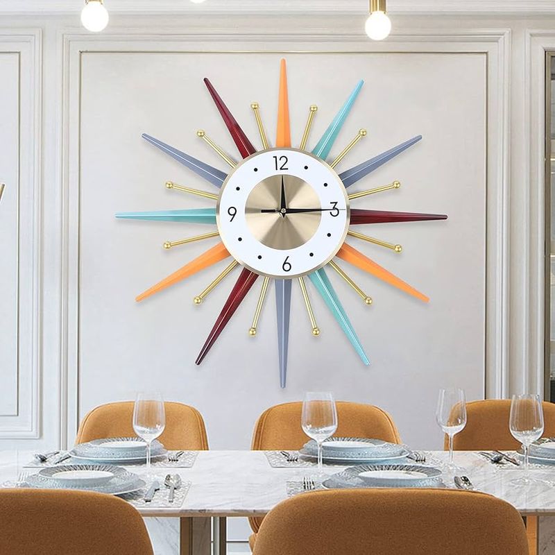 Sunburst Clock