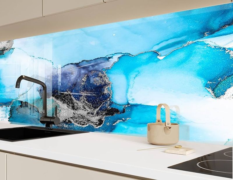 Watercolor-Inspired Glass Panels