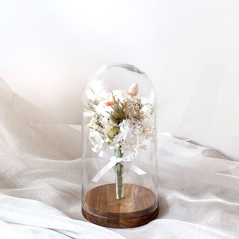 Preserved Botanicals Under Glass