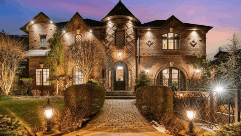 Step Inside This 6-Bedroom English Manor On Grymes Hill With Archways And Beamed Ceilings