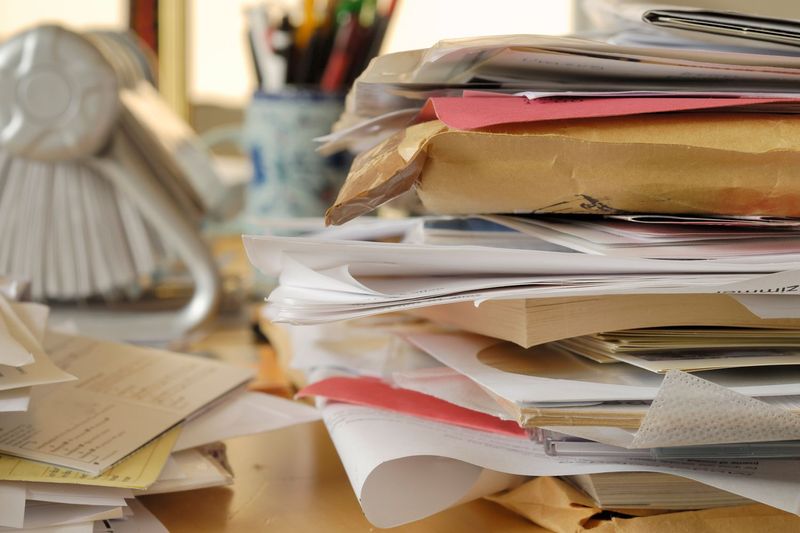 Paper Clutter and Mail Piles