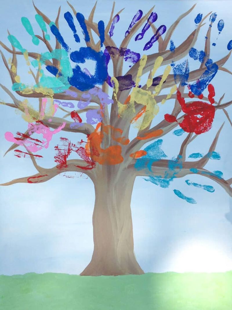 Handprint Tree Wall Art