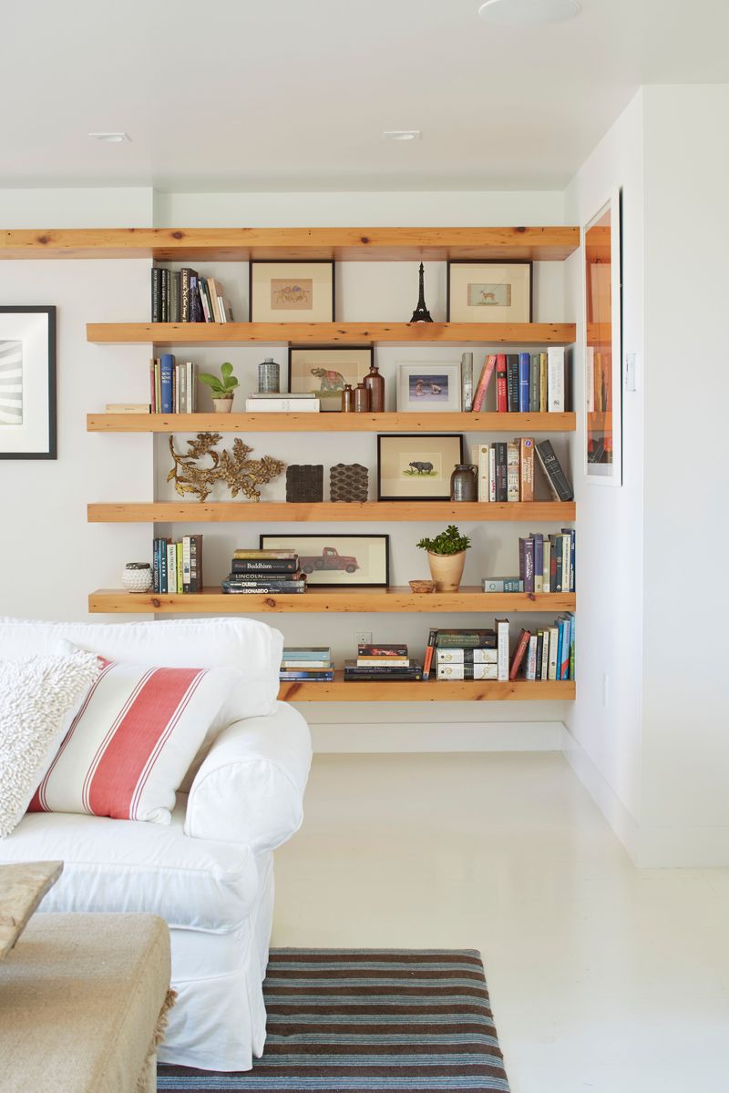 Consider Wall-Mounted Shelving Or Storage