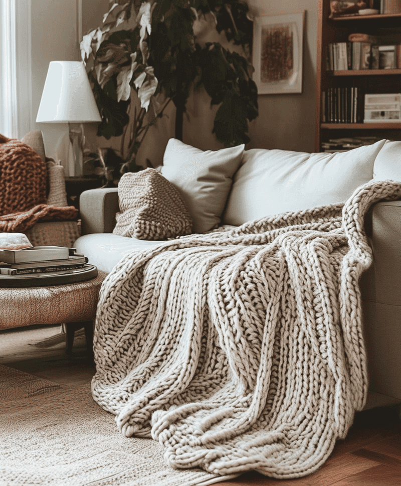 Chunky Knit Throws