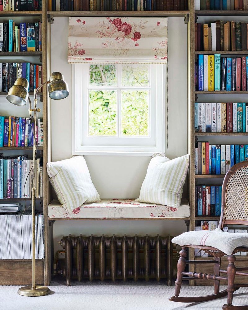 Built-In Seating Along The Windows