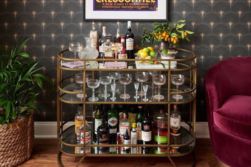 Bar Carts and Home Entertaining