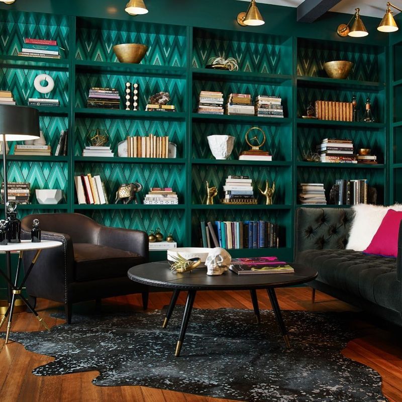 Emerald Green Library Dreams
