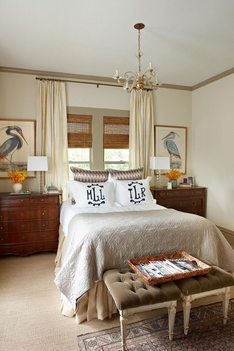 Vintage Wooden Furniture with a Creamy Palette