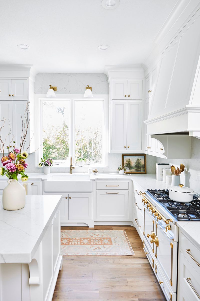 All-White Kitchens