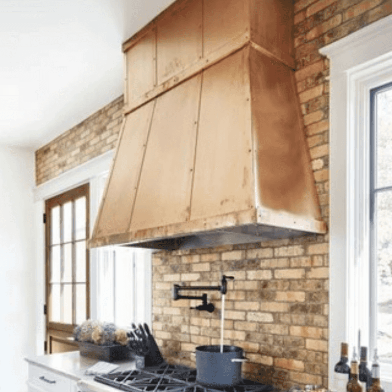 Weathered Copper Range Hoods