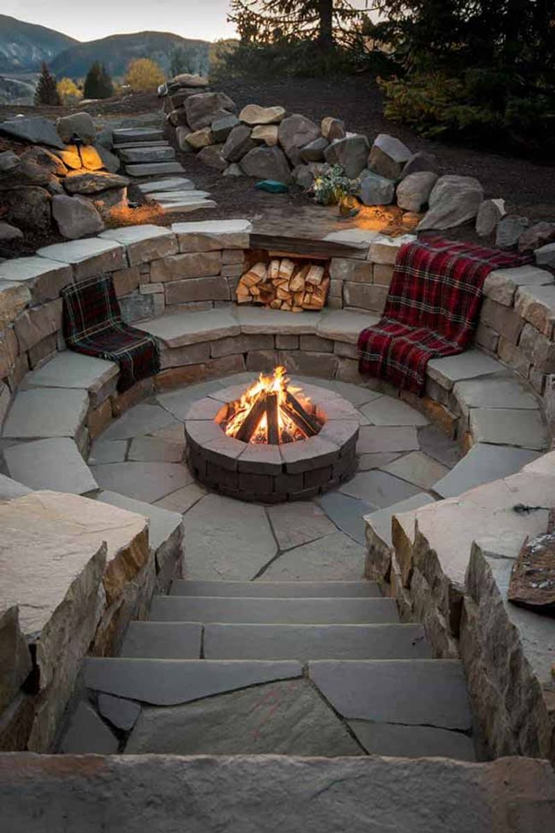 Sunset-Facing Conversation Pit