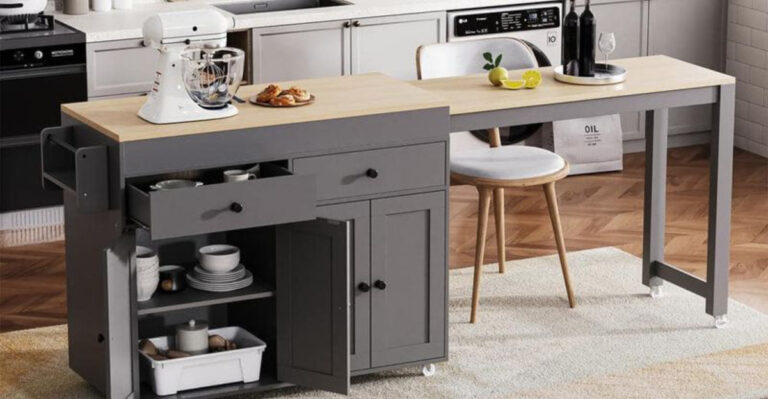 15 Mobile Kitchen Islands For Functionality On The Go