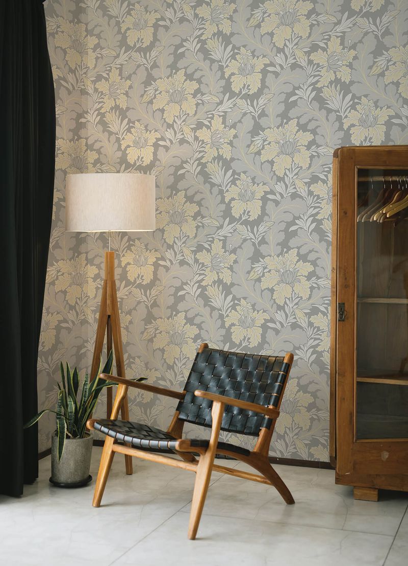 Wallpaper With Botanical Prints