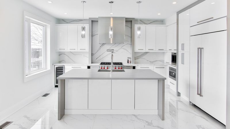 All-White Kitchens