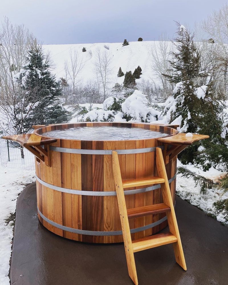 Cedar Barrel Hot Tub
