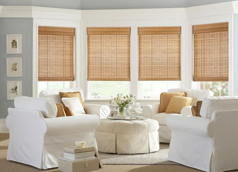 Natural Woven Roman Shades