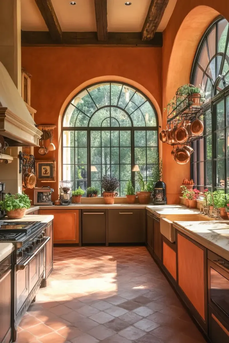 Warm Terracotta Flooring