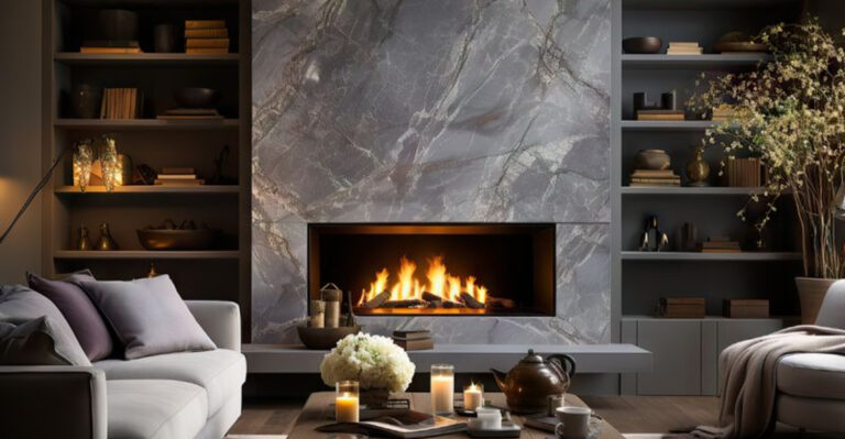 17 Wood Alternatives To Elevate The Design Of Your Fireplace