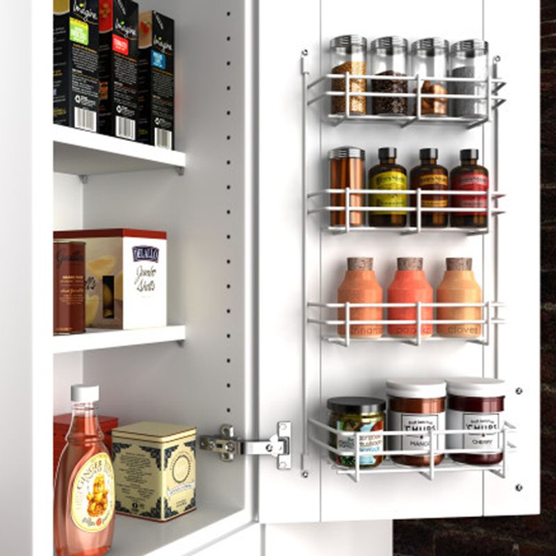 Install Door-Mounted Spice Racks