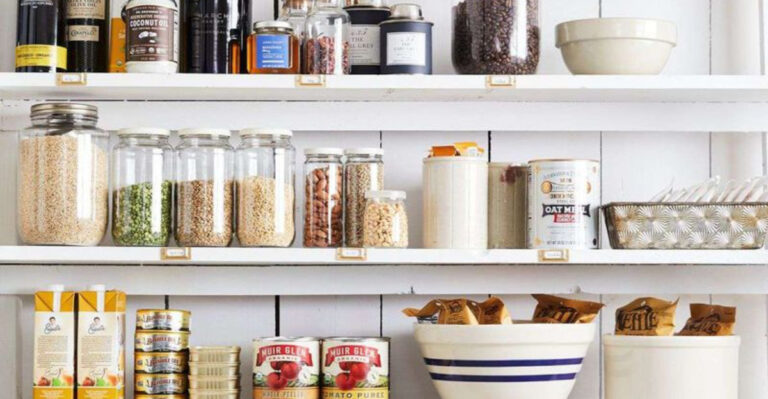 18 Ideas For Turning A Kitchen Cabinet Into An Efficient Pantry